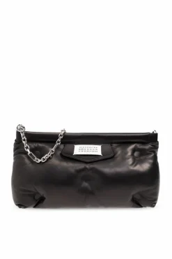 Maison Margiela BLACK Shoulder bag with 'Glam Slam' logo