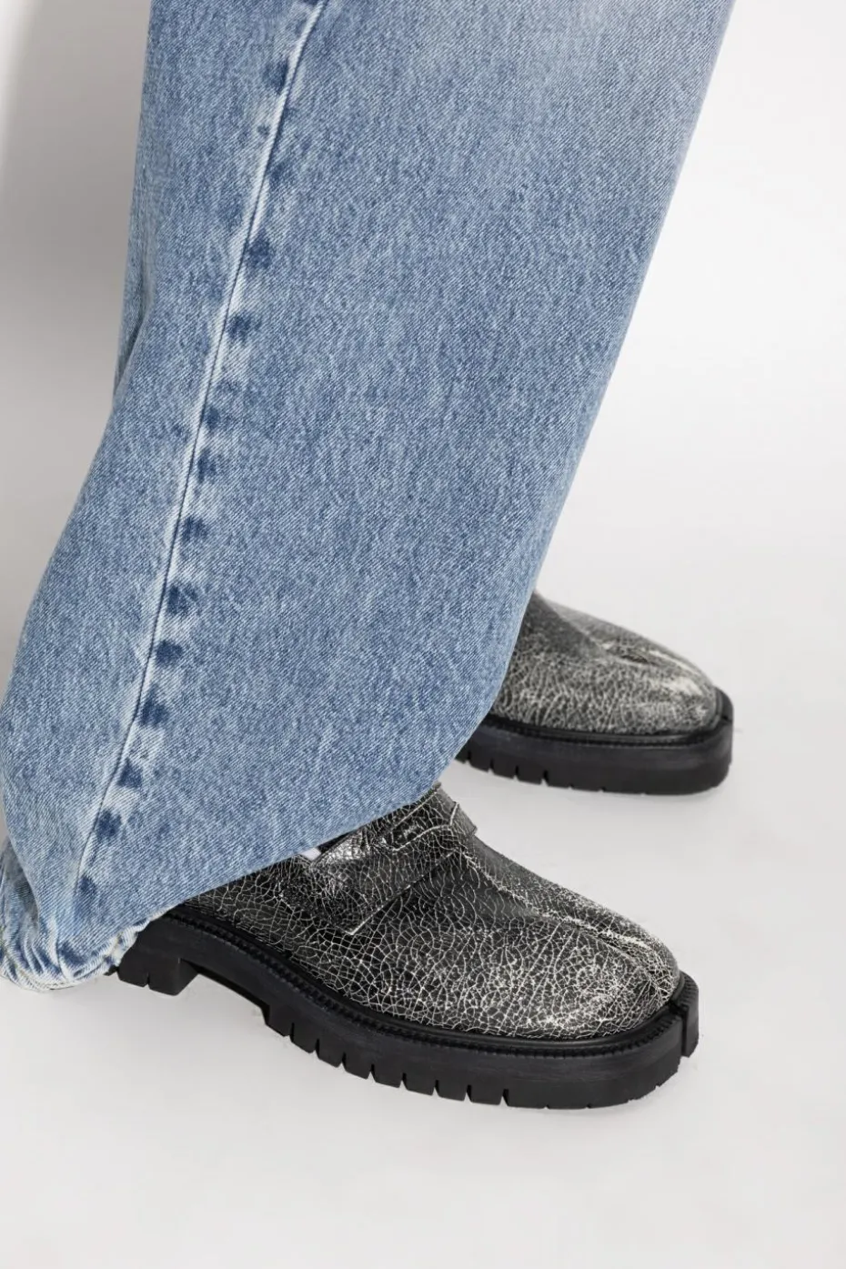Maison Margiela BLACK Shoes with 'Tabi' toe