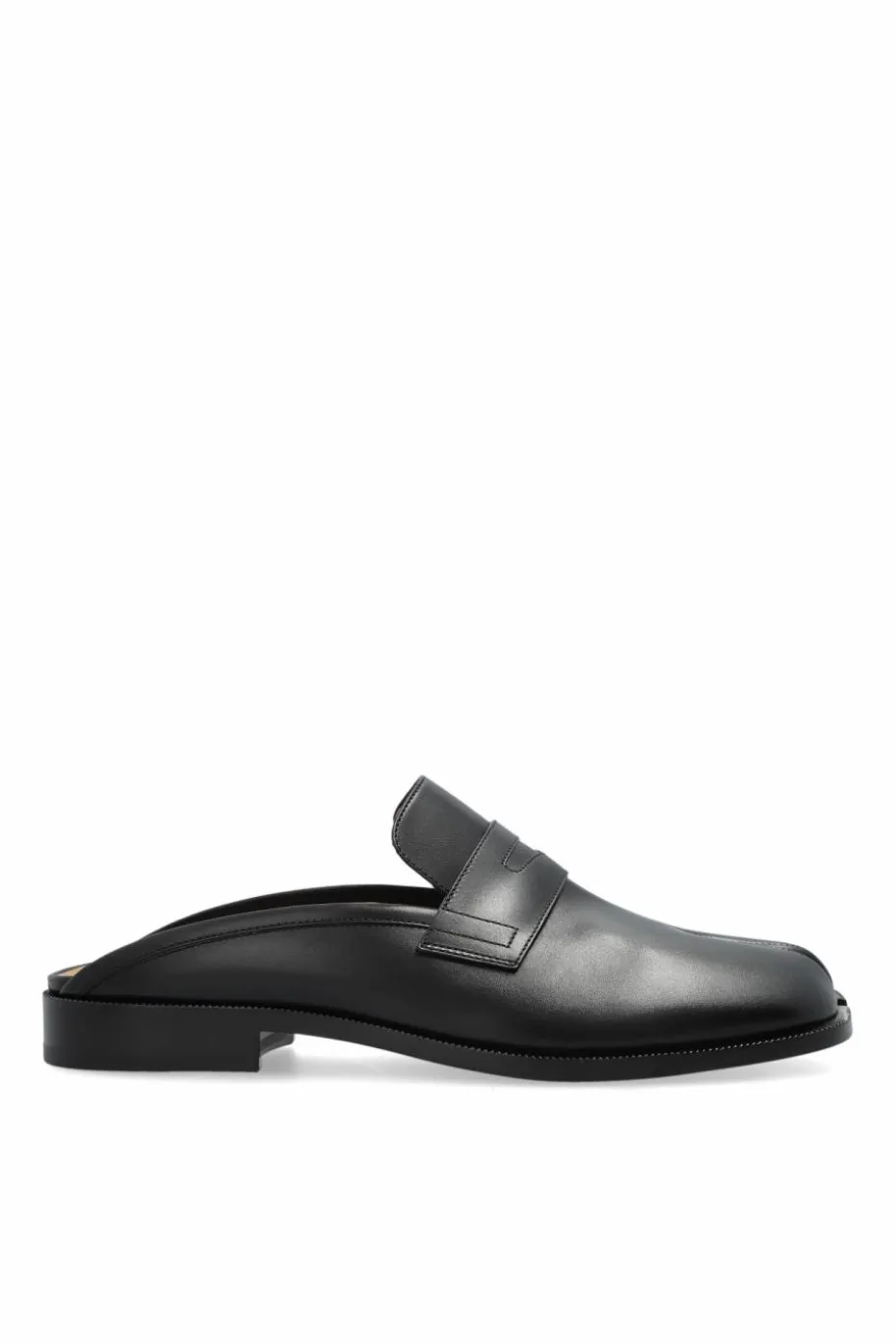 Maison Margiela BLACK Slippers with Tabi cutout