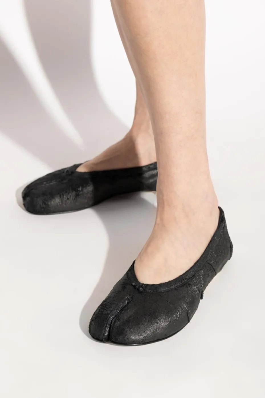 Maison Margiela BLACK Tabi toe ballerinas
