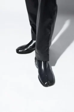 Maison Margiela BLACK ‘Tabi’ split-toe ankle boots