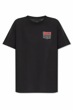 Maison Margiela BLACK T-shirt with logo