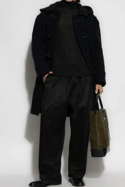 Maison Margiela BLACK Wide-leg pants