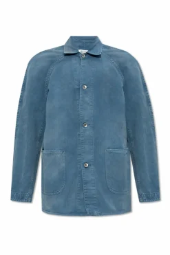 Maison Margiela BLUE Jacket with collar