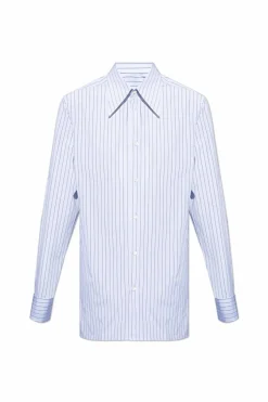 Maison Margiela BLUE Striped Shirt