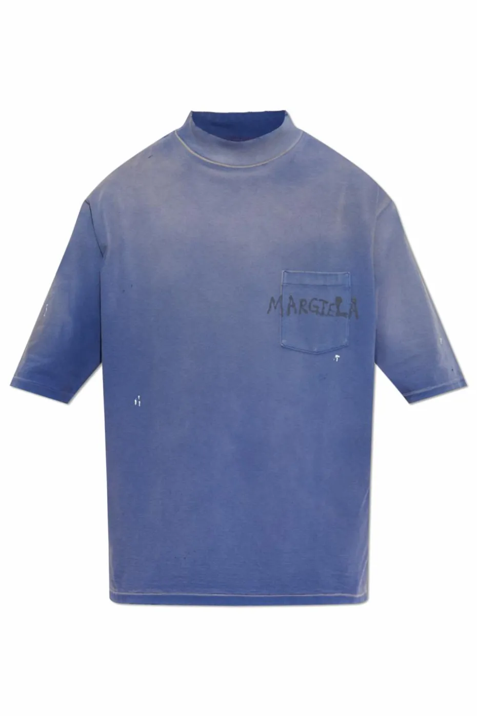 Maison Margiela BLUE T-shirt with logo