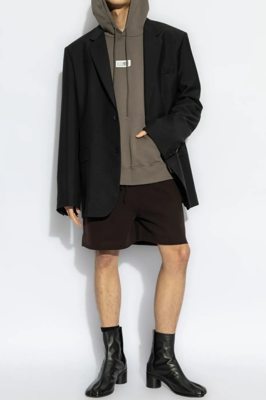 Maison Margiela BROWN Shorts with pockets