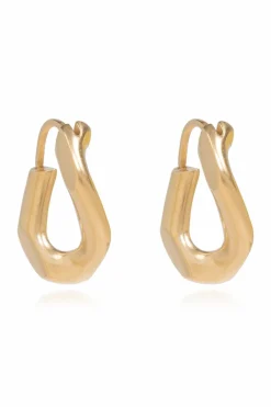 Maison Margiela GOLD Earrings with engraved logo