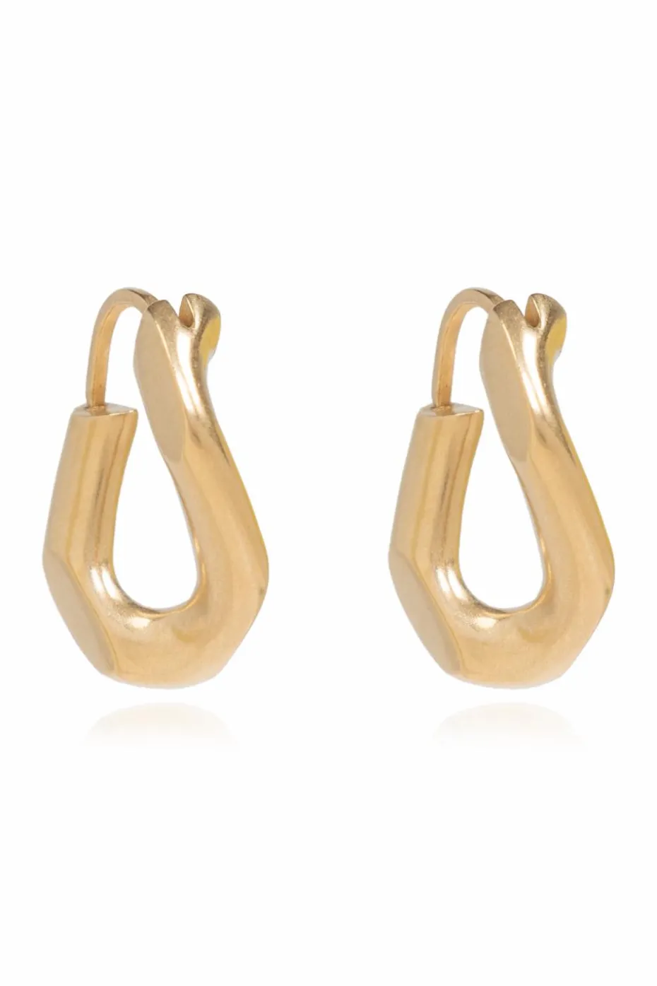 Maison Margiela GOLD Earrings with engraved logo