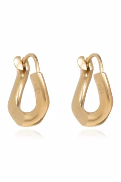 Maison Margiela GOLD Earrings with engraved logo