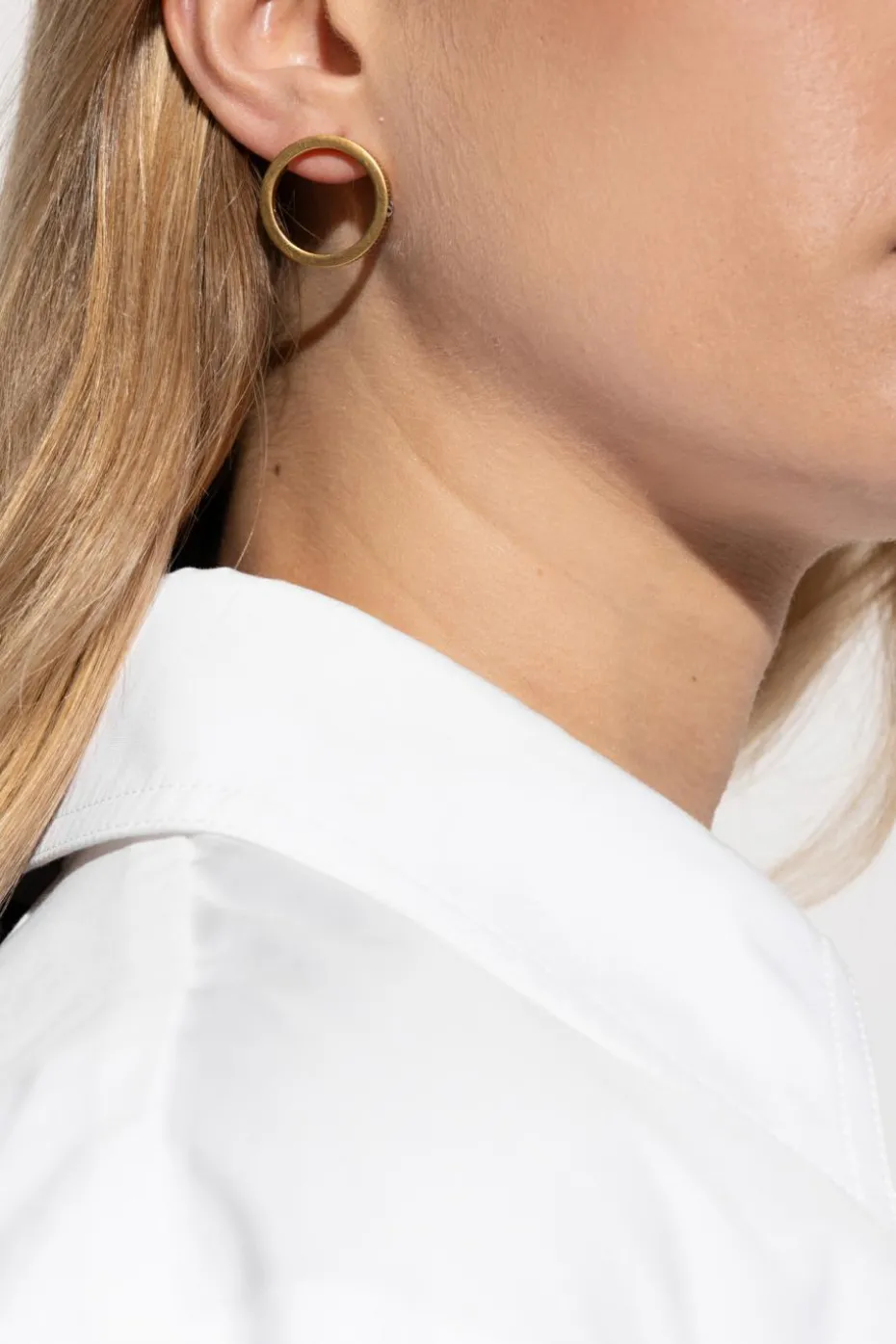 Maison Margiela GOLD Round earrings