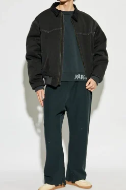 Maison Margiela GREY Pants with stain effect