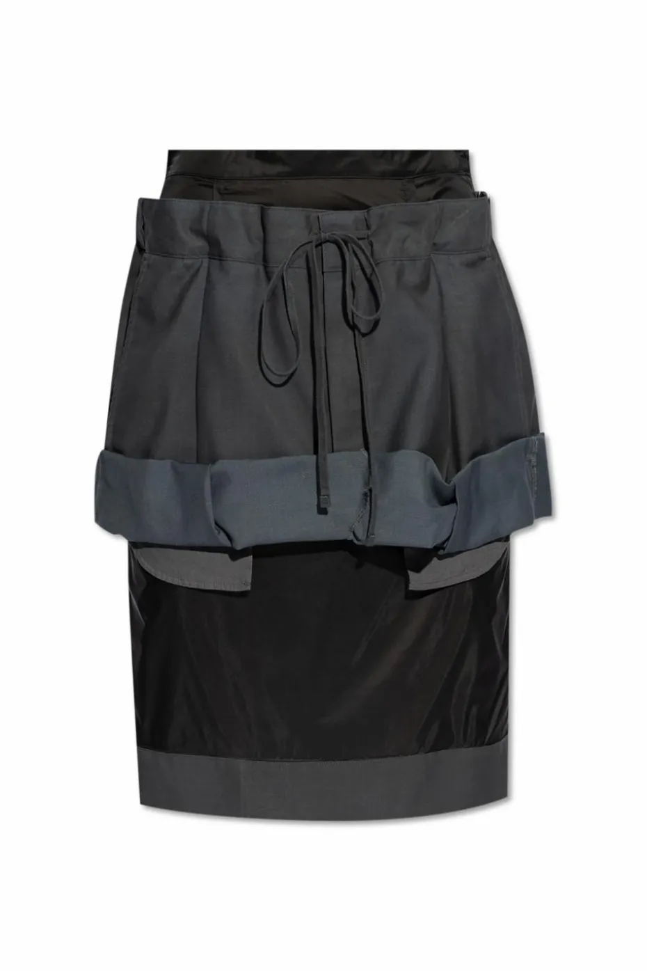 Maison Margiela GREY Skirt with vintage effect