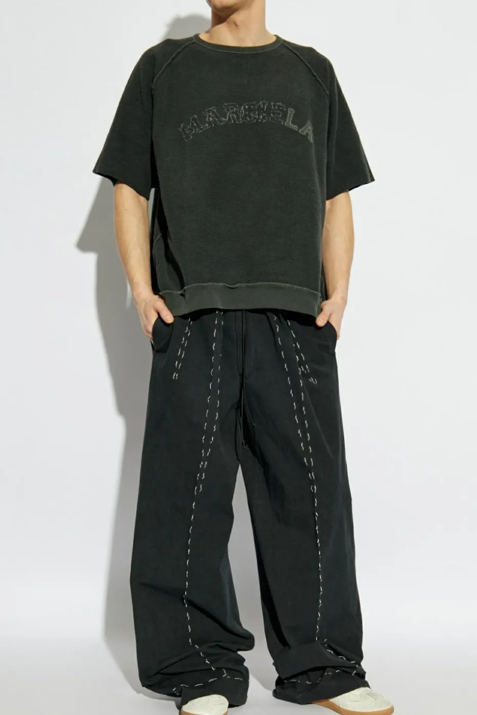 Maison Margiela GREY Sweatshirt with logo