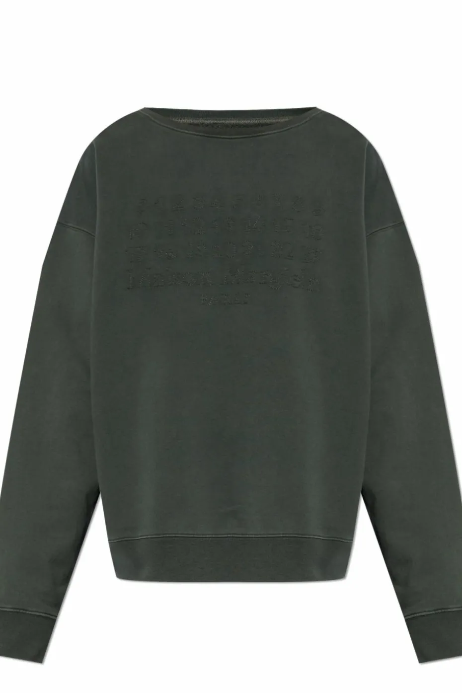 Maison Margiela GREY Sweatshirt with embroidered logo