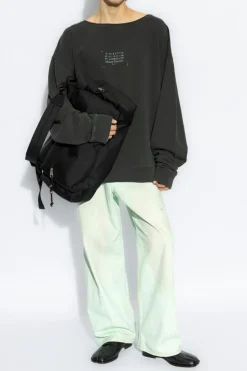 Maison Margiela GREY Sweatshirt with vintage effect