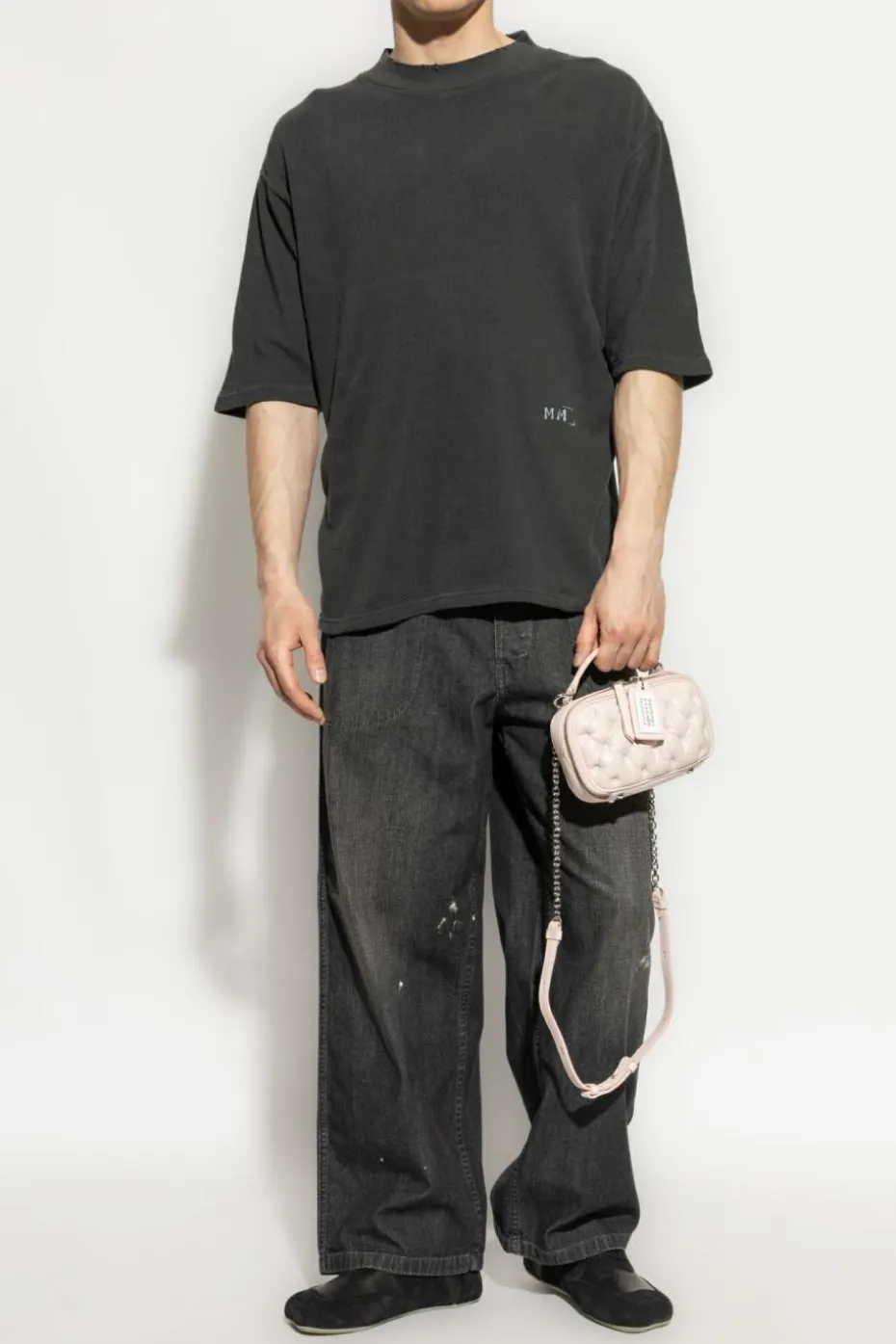 Maison Margiela GREY T-shirt with logo