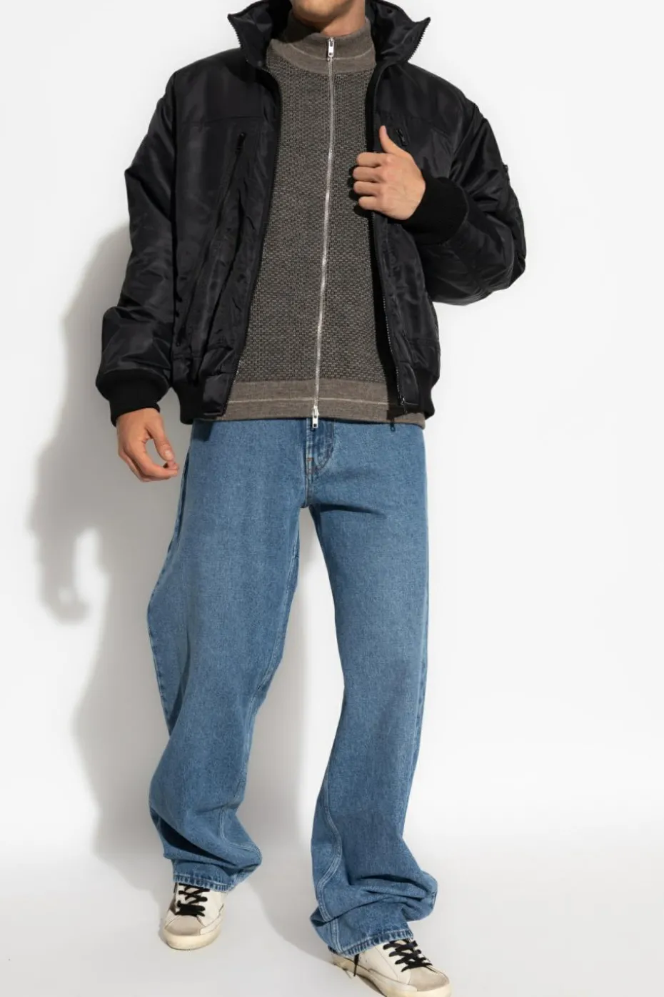 Maison Margiela GREY Wool cardigan