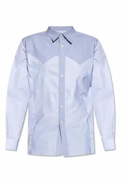 Maison Margiela light blue Cotton shirt