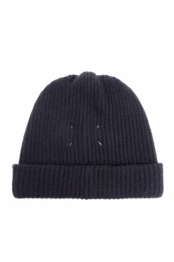 Maison Margiela NAVY BLUE Cashmere hat