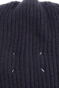 Maison Margiela NAVY BLUE Cashmere hat