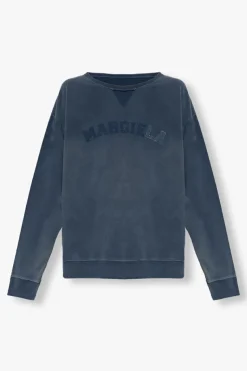 Maison Margiela NAVY BLUE Oversize sweatshirt