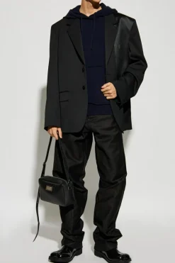 Maison Margiela NAVY BLUE Woolen sweatshirt