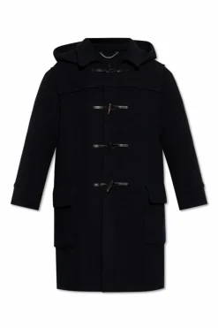 Maison Margiela NAVY BLUE Double-sided wool coat