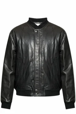 MARANT BLACK "Blaike" leather jacket