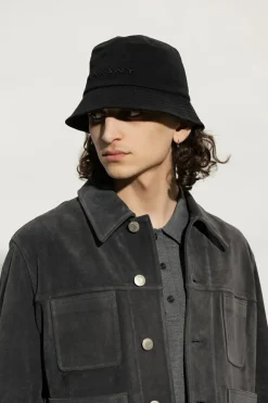 MARANT BLACK ‘Haley’ bucket hat with logo
