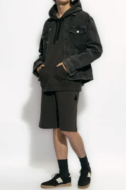 MARANT BLACK ‘Matte’ hoodie