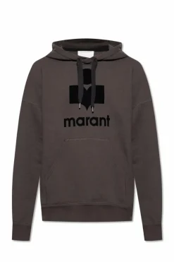 MARANT BLACK ‘Miley’ hoodie with logo