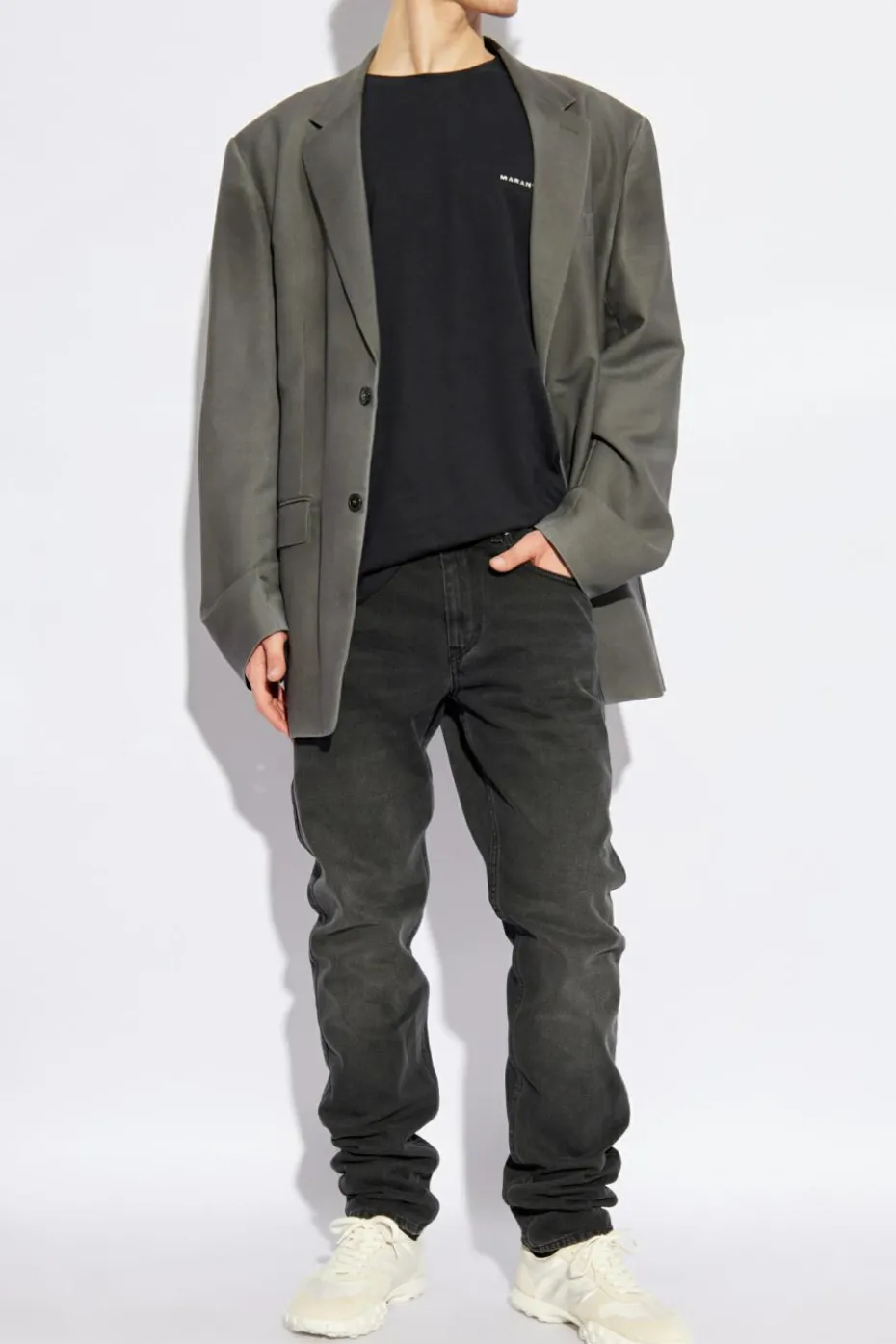 MARANT BLACK T-shirt Zafferh