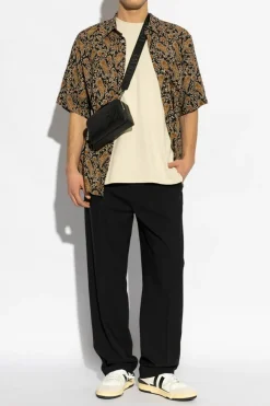 MARANT BLACK Wool pants Nahili