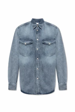 MARANT BLUE āTaillyā denim shirt