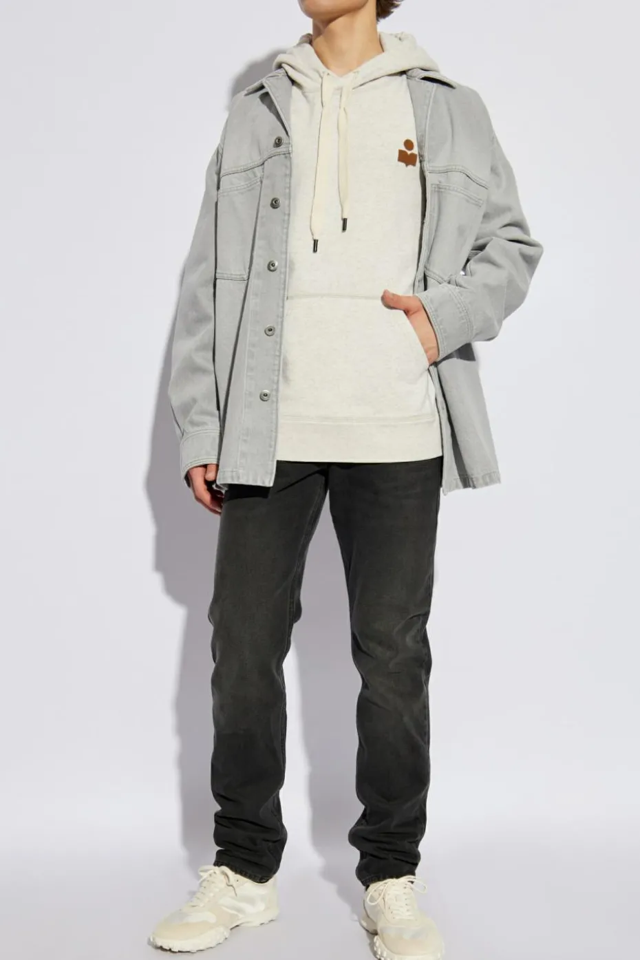 MARANT cream Sweatshirt Matte