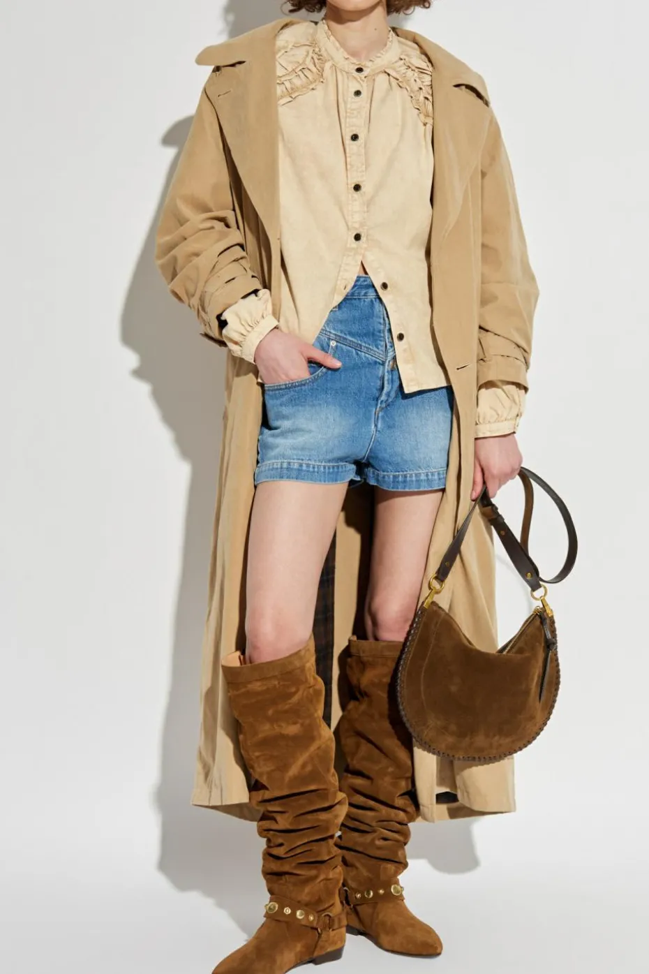 Marant Etoile beige Shirt `Milya`