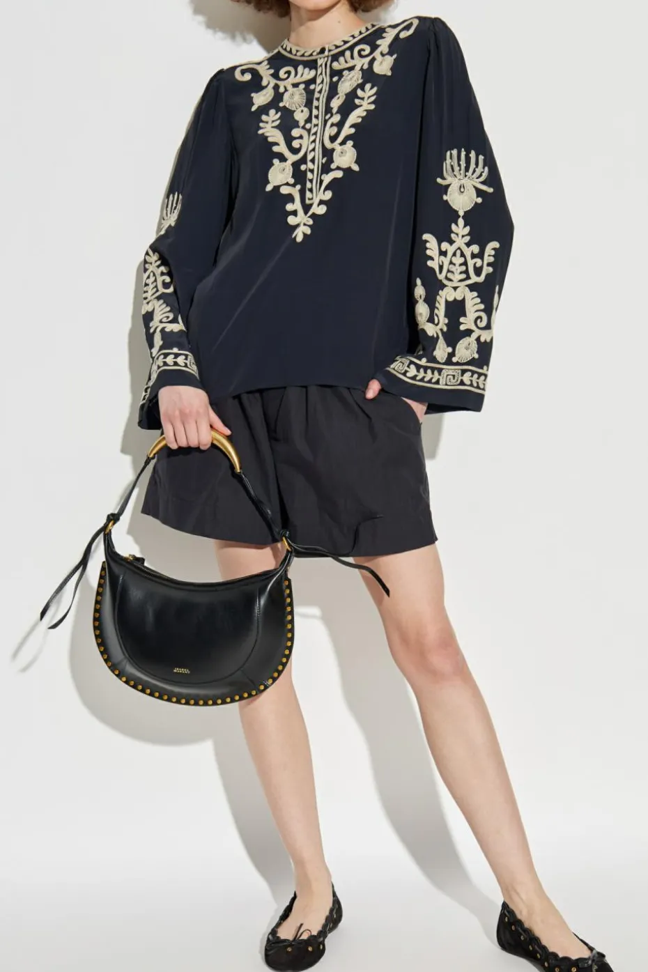 Marant Etoile BLACK "Danica" shorts