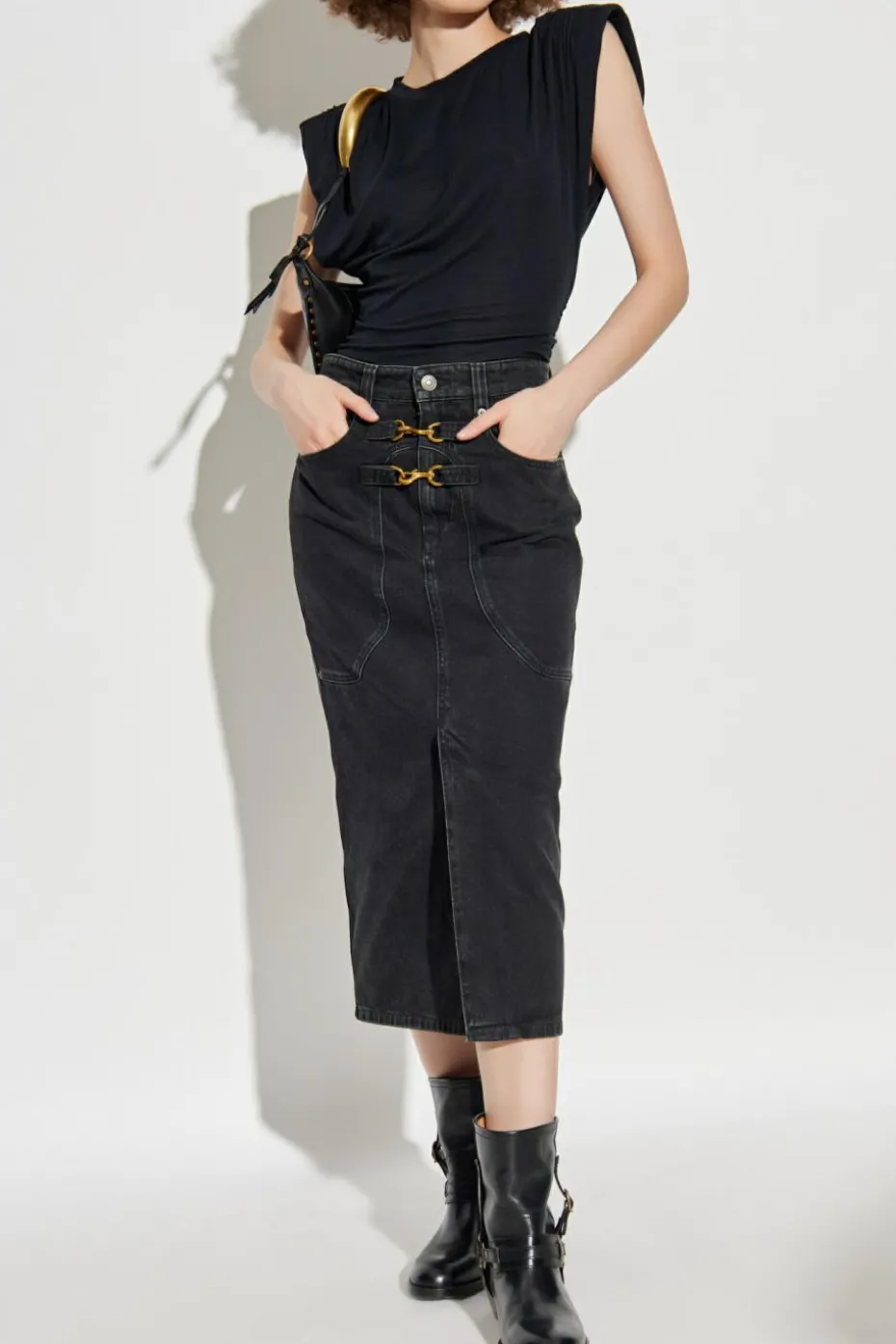 Marant Etoile BLACK T-shirt "Devani"