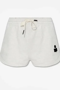Marant Etoile cream āMifaā shorts