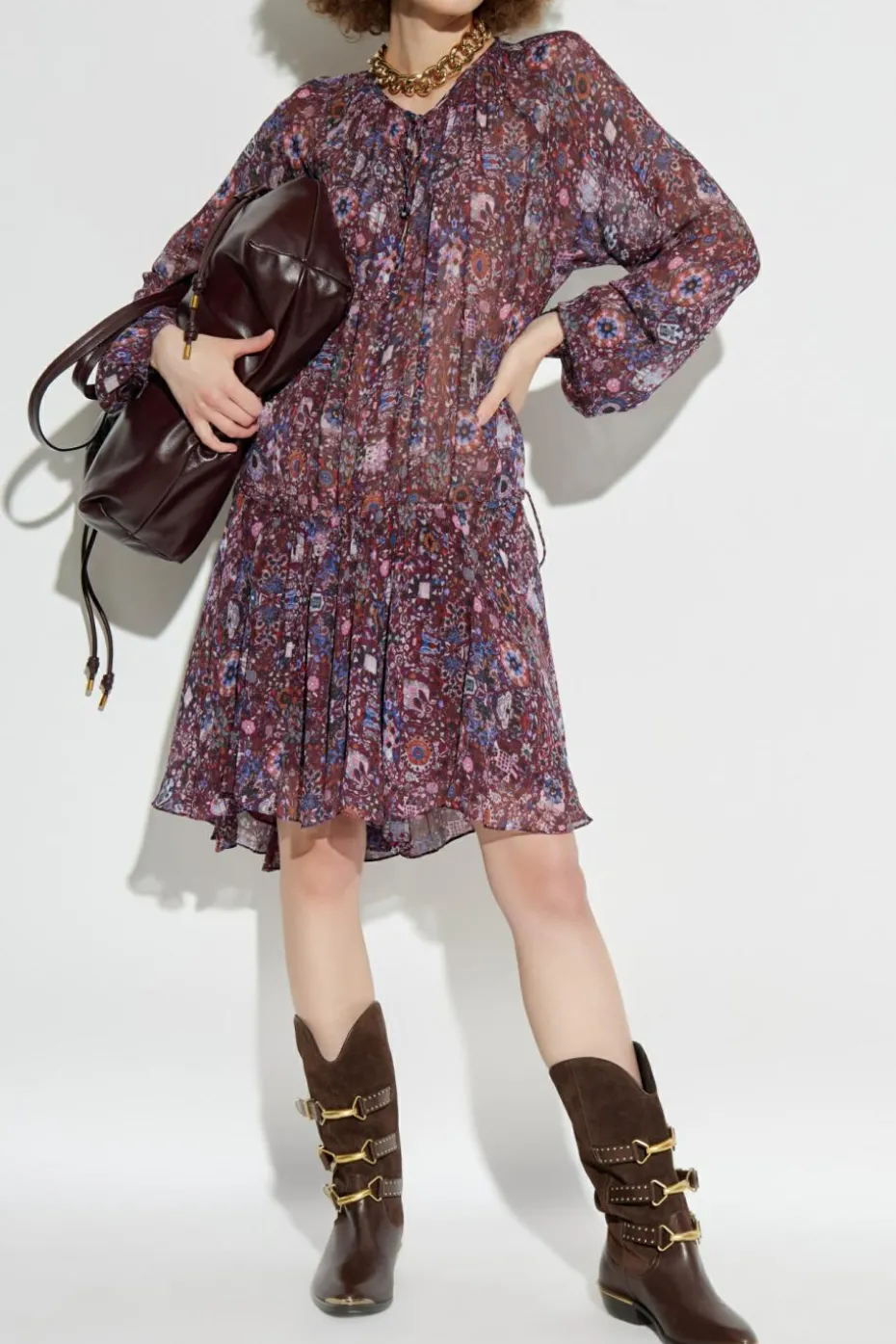 Marant Etoile PURPLE Dress `Bess`