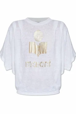 Marant Etoile WHITE T-shirt "Kyanza"