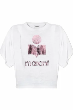 Marant Etoile WHITE T-shirt "Kyanza"