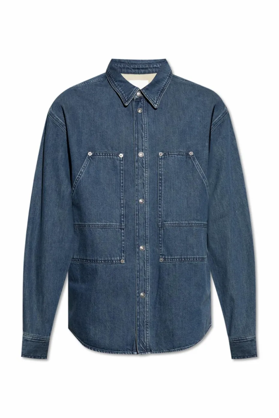 MARANT NAVY BLUE Denim shirt Owenn