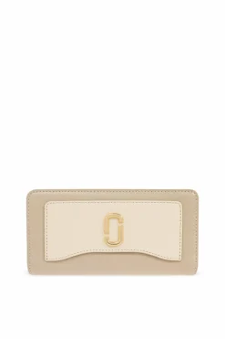Marc Jacobs beige Leather wallet āSnapshotā