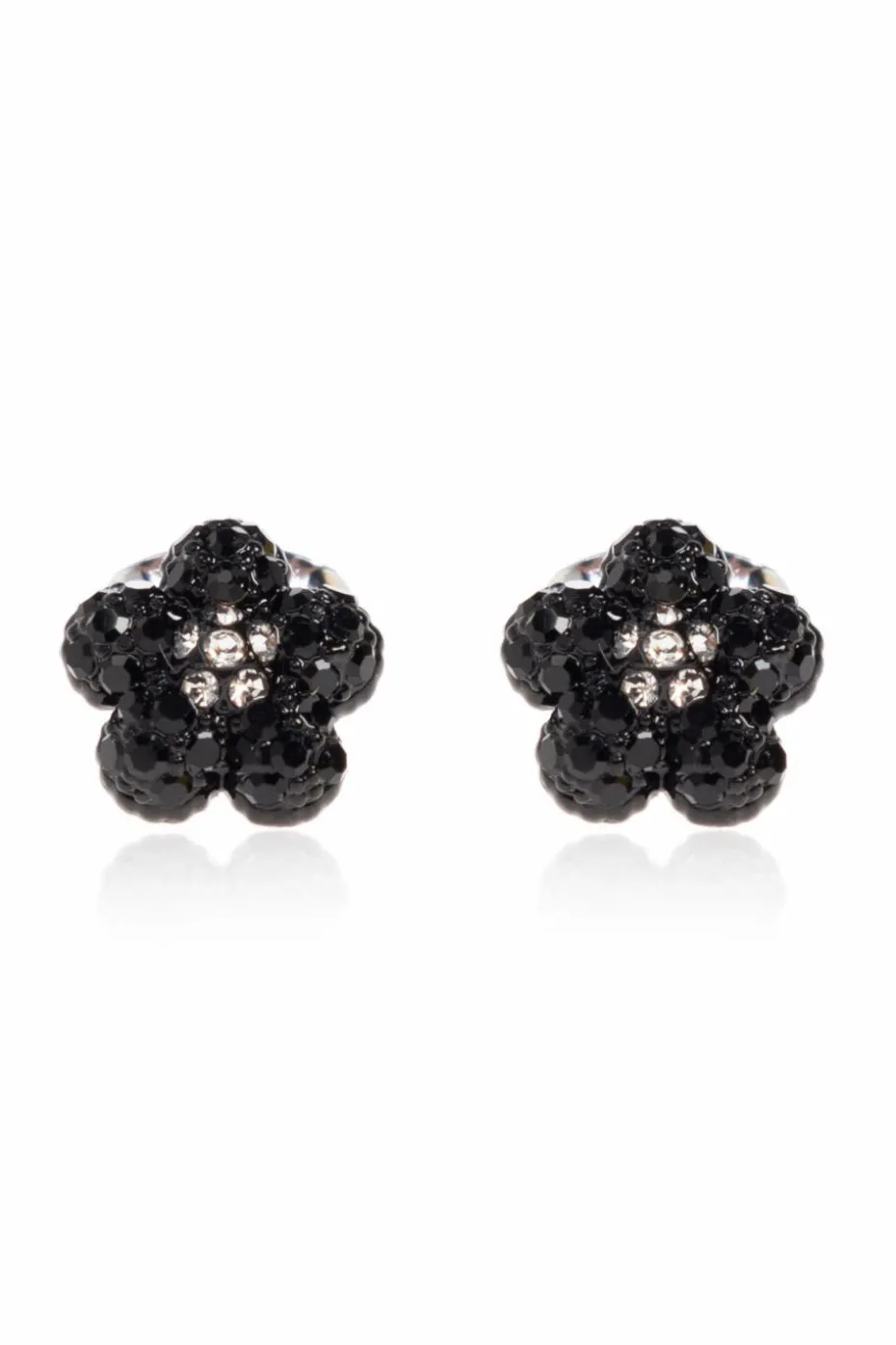 Marc Jacobs BLACK Earrings with floral motif