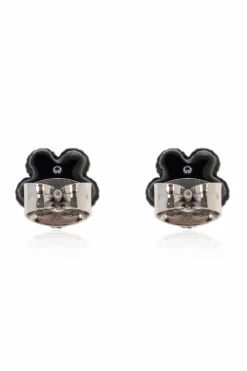 Marc Jacobs BLACK Earrings with floral motif