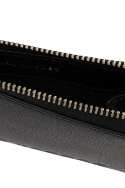 Marc Jacobs BLACK Leather case with keychain