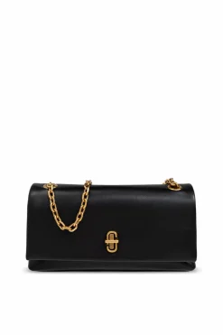 Marc Jacobs BLACK Leather shoulder wallet