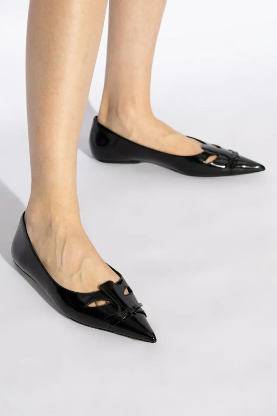 Marc Jacobs BLACK Leather ballet flats